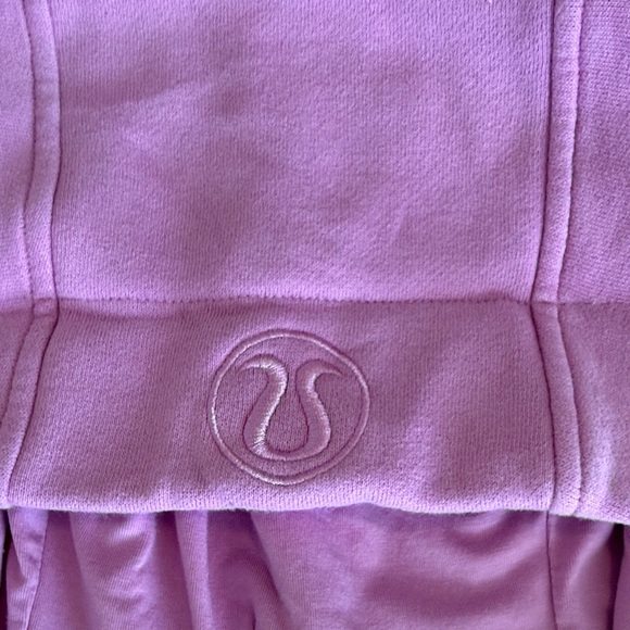 Lululemon Pink/Purple Cropped Full Zip Scuba Hoodie Size 8 - Picture 3 of 4